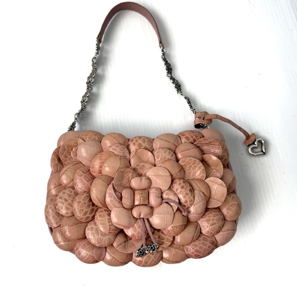 Brighton Rosalie pink leather handbag purse - Picture 1 of 16